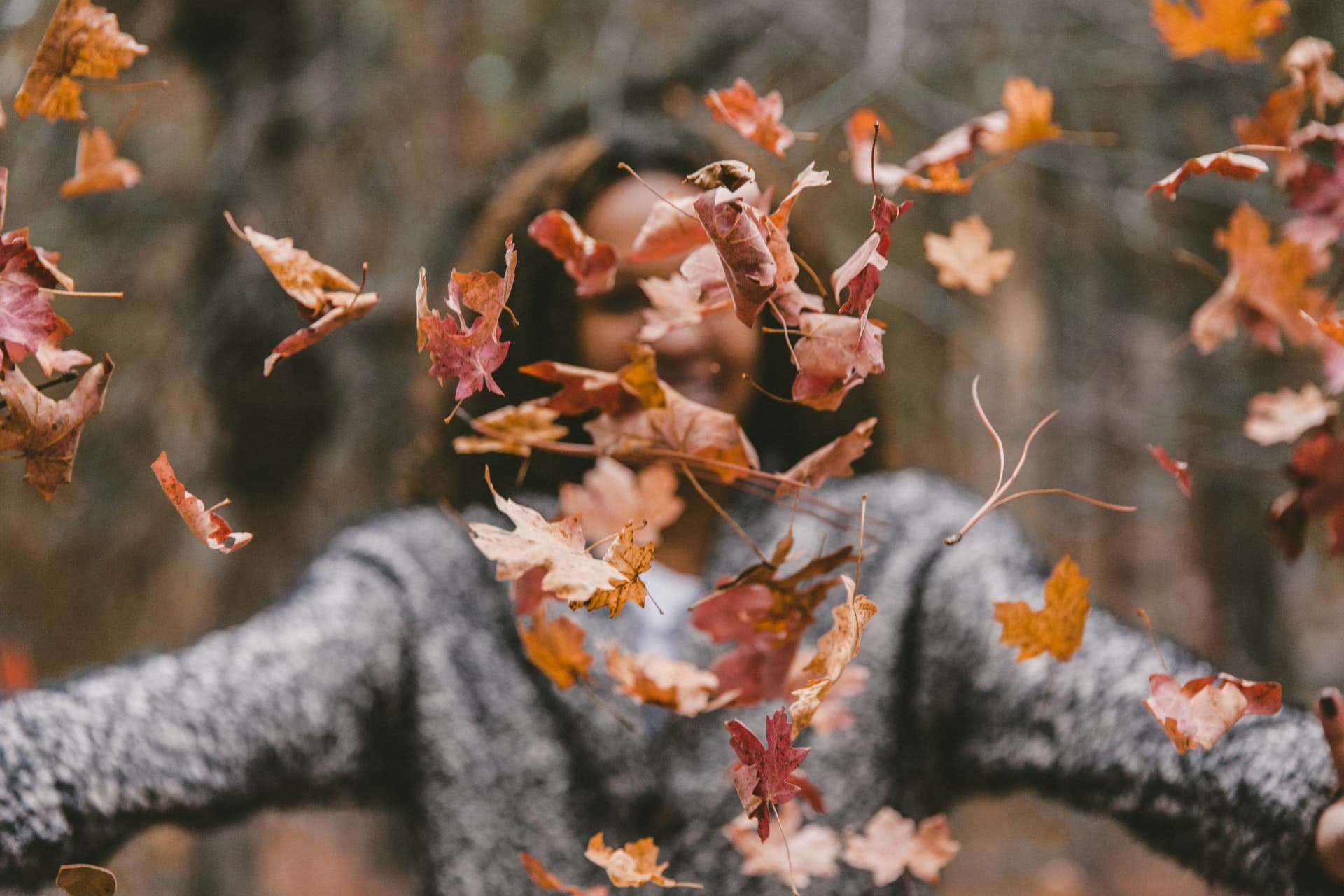 Image of a young woman with leaves in the air in front of her face. Teenagers can find support during adolescence by working with a teen therapist in Los Angeles, CA. Plus, therapy for teens in Los Angeles, CA is helpful for all family members.| 91108 | 90232 |