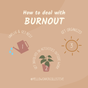 ways to deal with burnout, tips on dealing with burnout, help with burnout