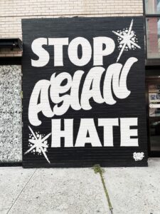 A sign that reads “stop asian hate”. Learn how EMDR therapy in Los Angeles, CA can help you overcome past trauma. Learn more about virtual EMDR in California by contacting an EMDR therapist in Los Angeles, CA.
